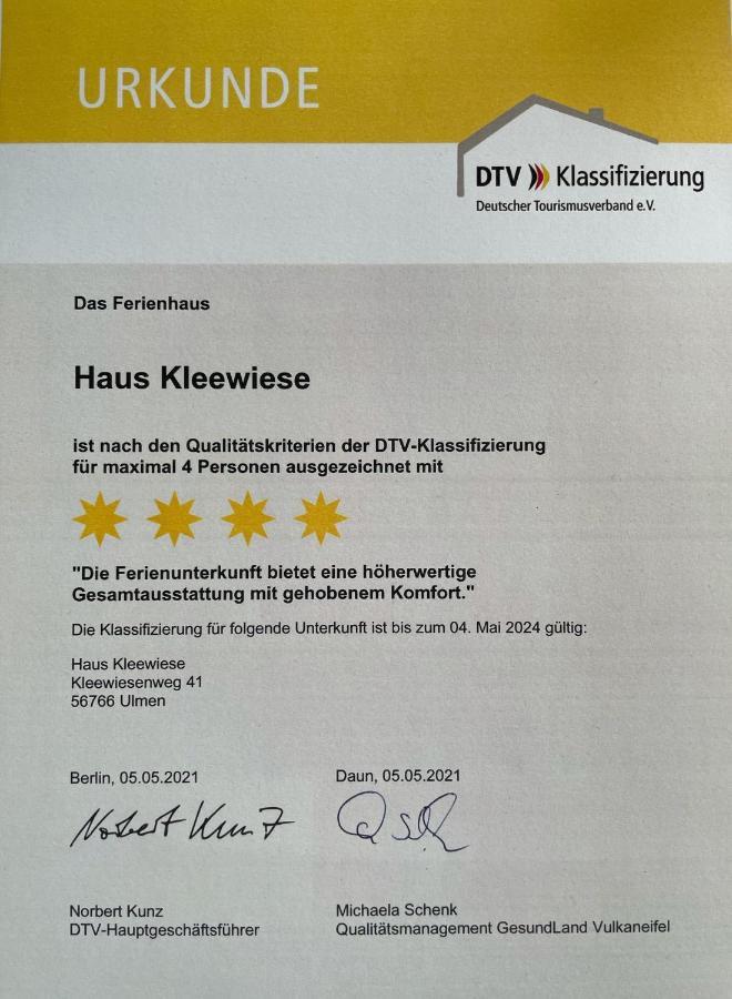 Haus Kleewiese 우멘 외부 사진